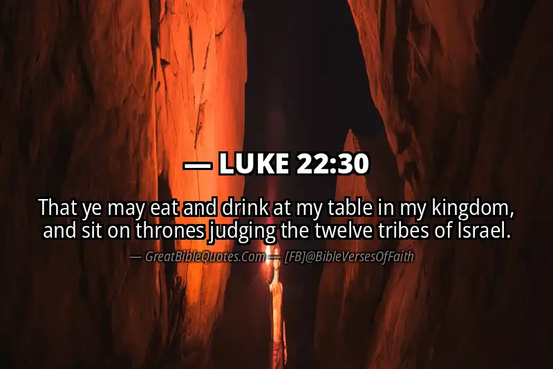 LUKE 22:30 Verse