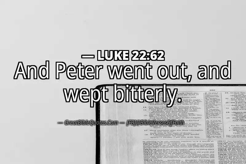 LUKE 22:62 Verse