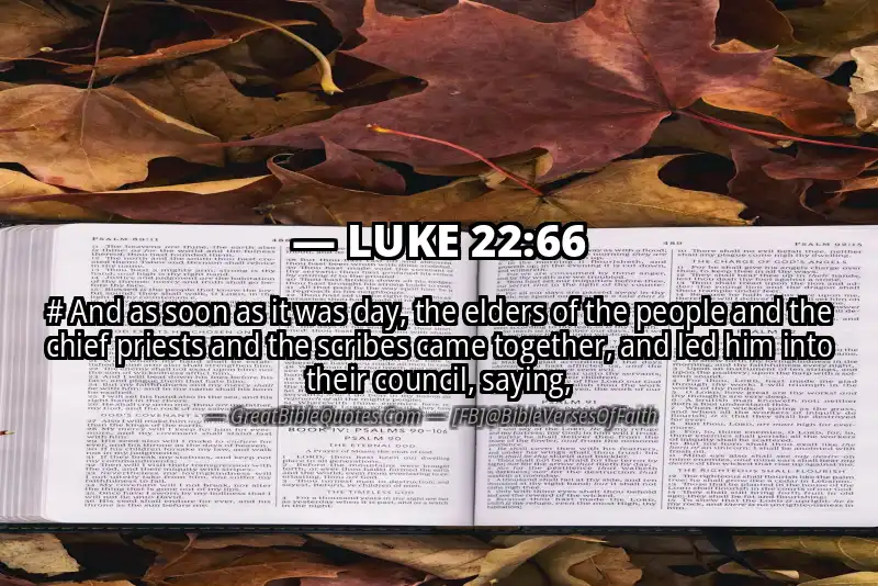 LUKE 22:66 Verse