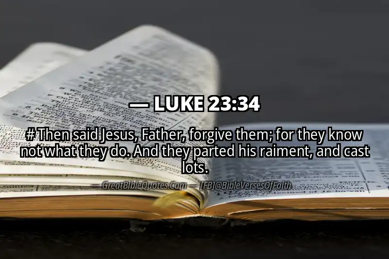 LUKE 23:34 Verse