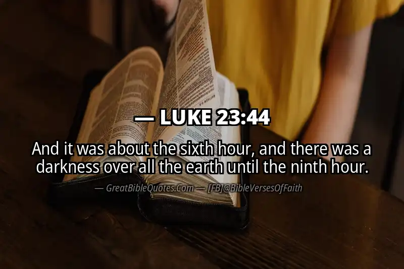 LUKE 23:44 Verse