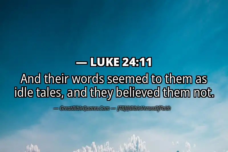 LUKE 24:11 Verse