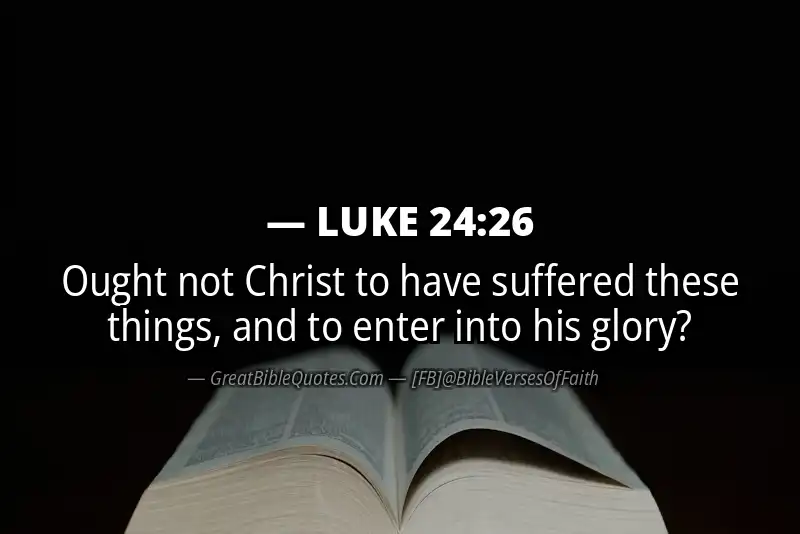 LUKE 24:26 Verse