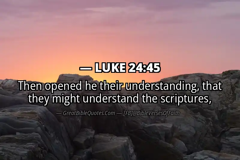 LUKE 24:45 Verse