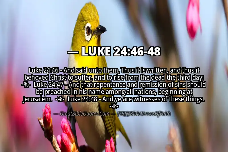 Image for LUKE 24:46-48 Bible verse