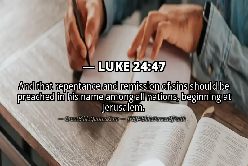 LUKE 24:47 Verse