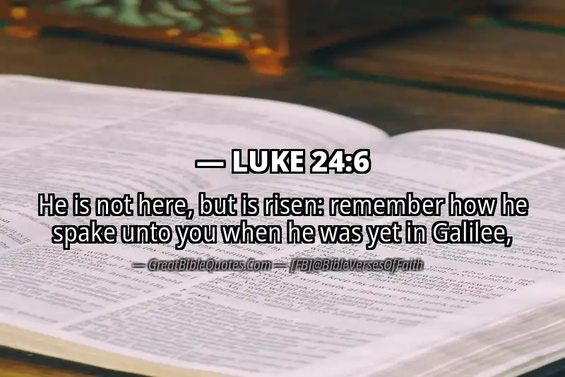LUKE 24:6 Verse