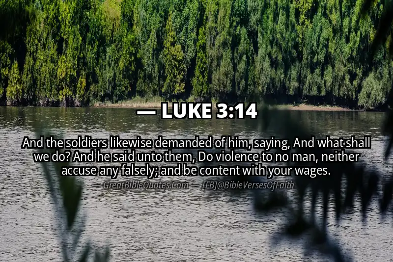 LUKE 3:14 Verse