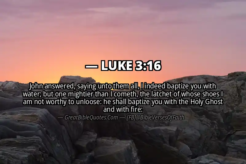 LUKE 3:16 Verse