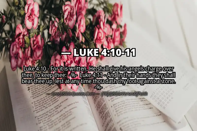 Image for LUKE 4:10-11 Bible verse