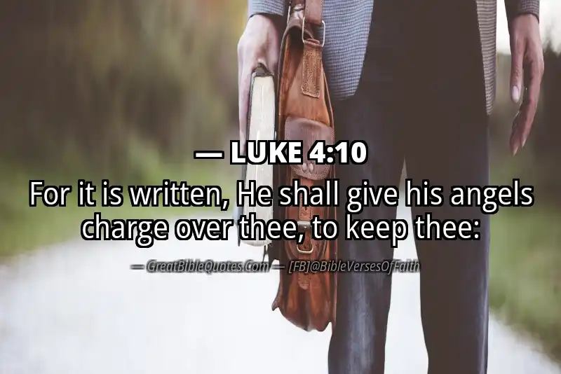 LUKE 4:10 Verse Image