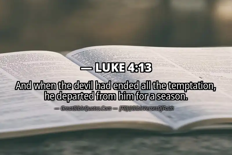 LUKE 4:13 Verse