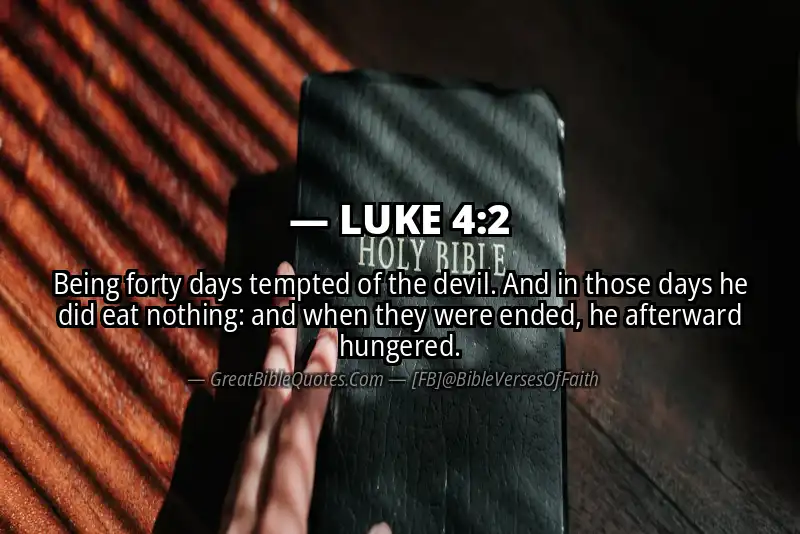 LUKE 4:2 Verse