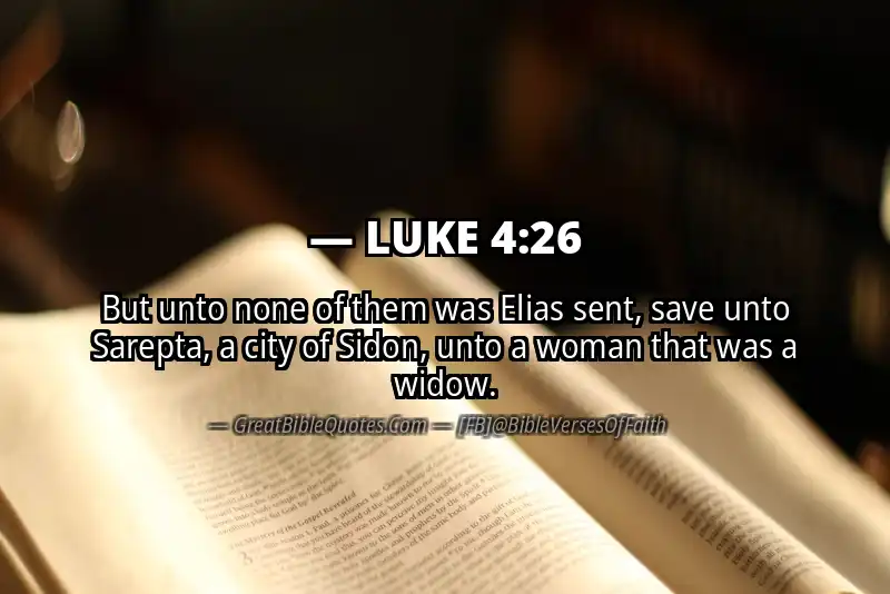 LUKE 4:26 Verse