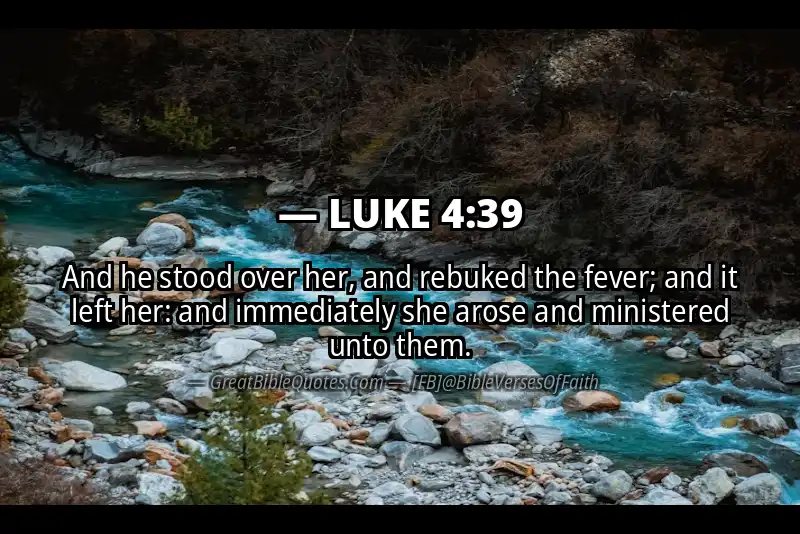 LUKE 4:39 Verse