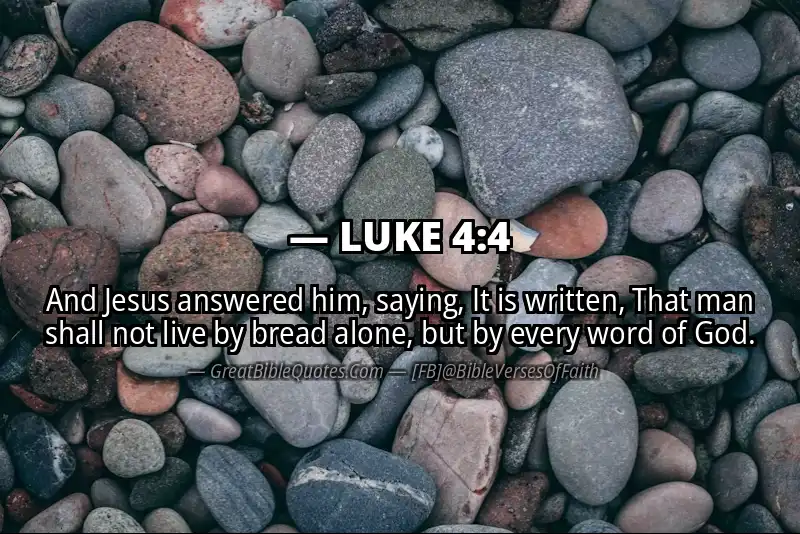 LUKE 4:4 Verse