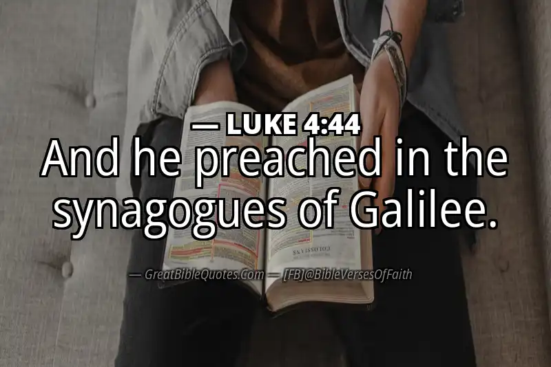 LUKE 4:44 Verse