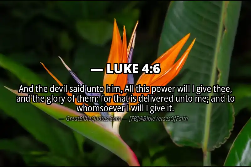 LUKE 4:6 Verse