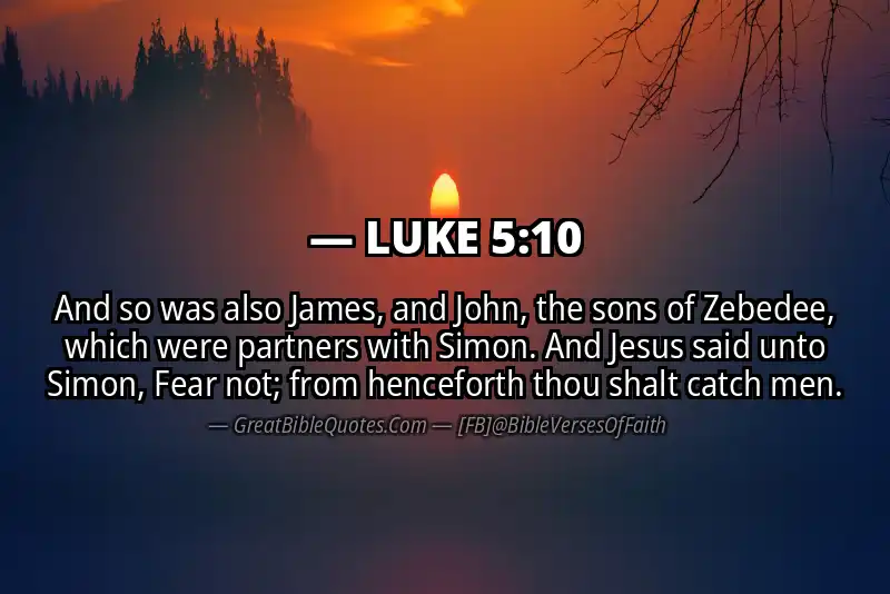 LUKE 5:10 Verse