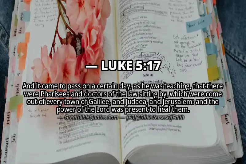 LUKE 5:17 Verse