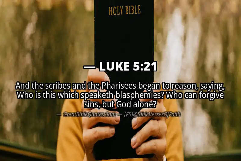 LUKE 5:21 Verse Image