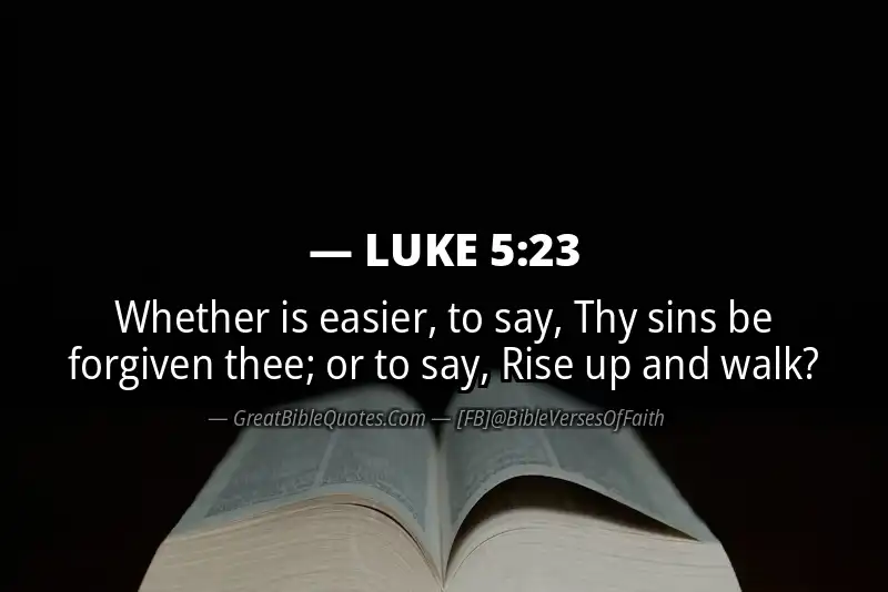LUKE 5:23 Verse