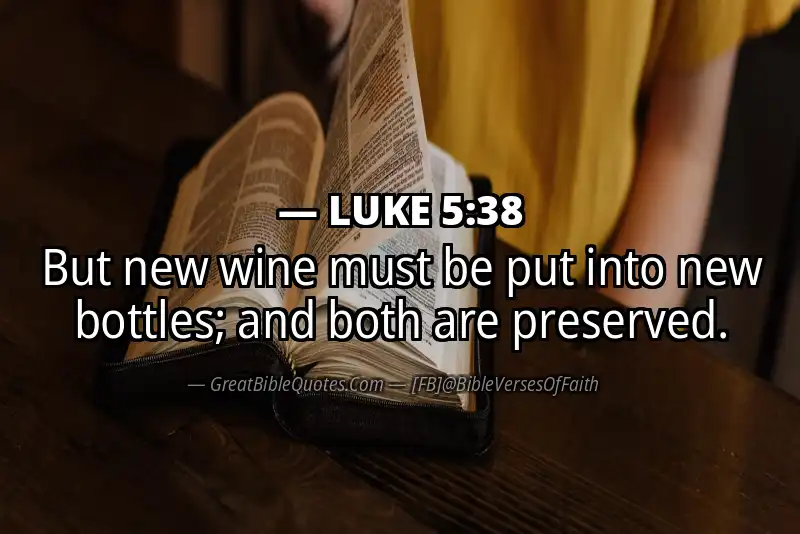 LUKE 5:38 Verse