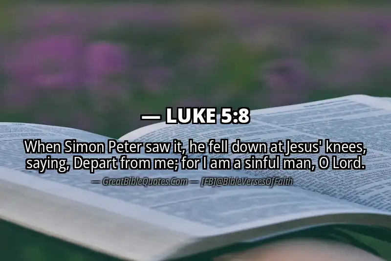 LUKE 5:8 Verse