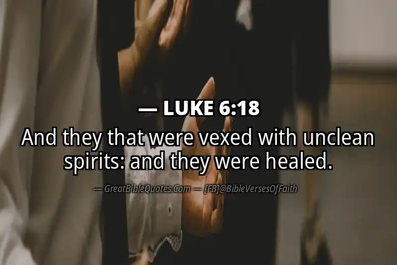 LUKE 6:18 Verse