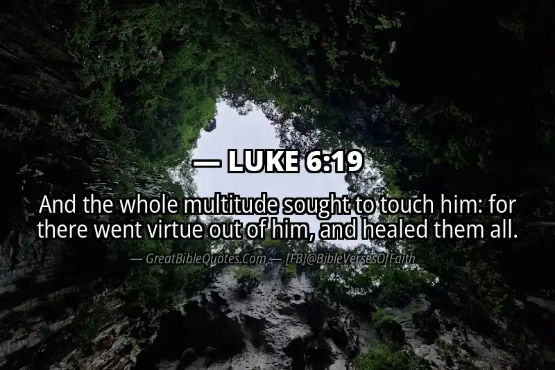 LUKE 6:19 Verse