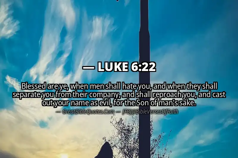 LUKE 6:22 Verse Image