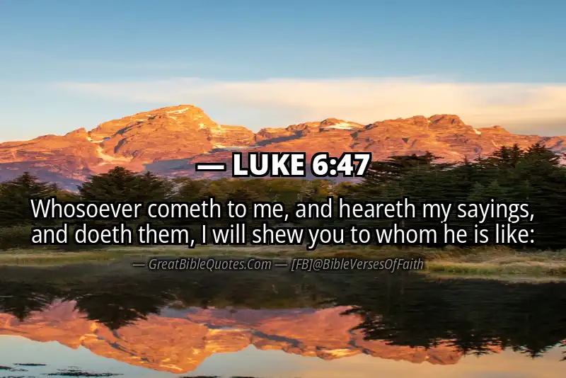 LUKE 6:47 Verse