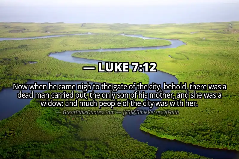 LUKE 7:12 Verse