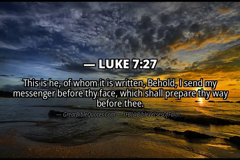 LUKE 7:27 Verse