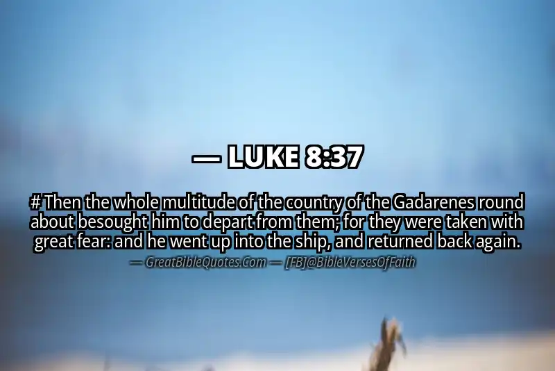 LUKE 8:37 Verse