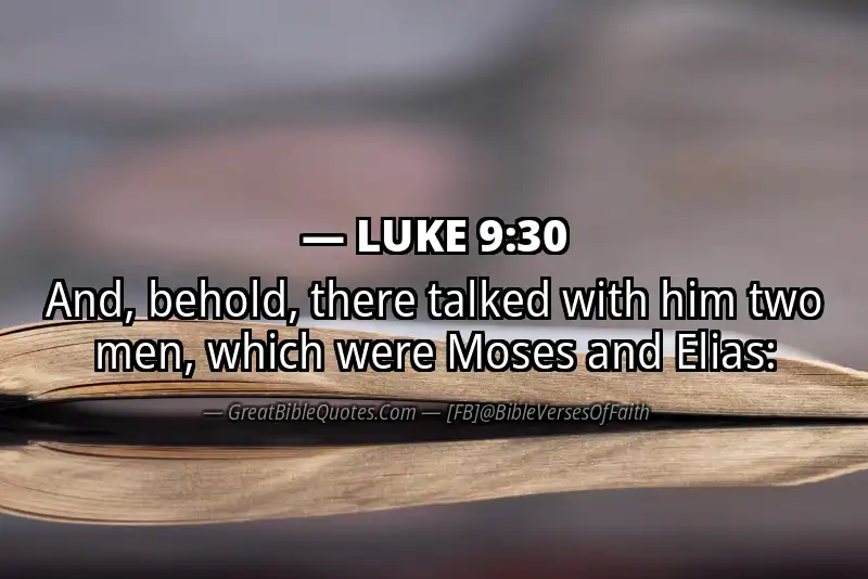 LUKE 9:30 Verse