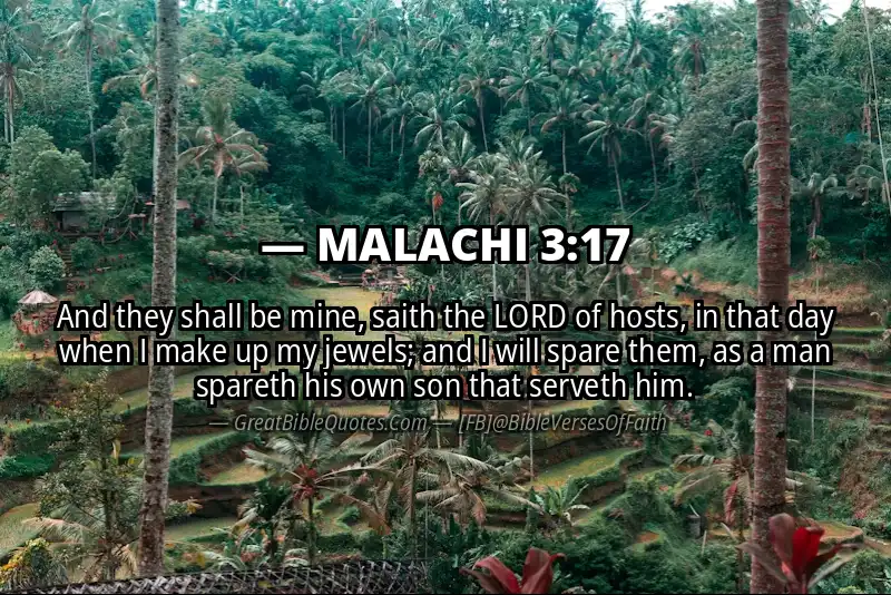 MALACHI 3:17 Verse
