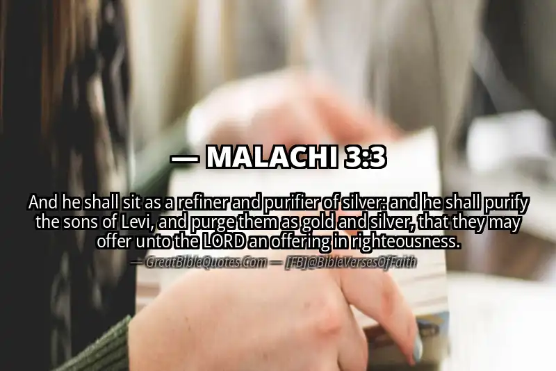 Bible verse: MALACHI 3:3 Image