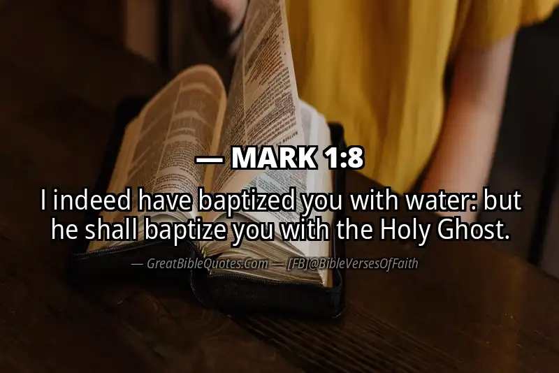 Bible verse: MARK 1:8 Image