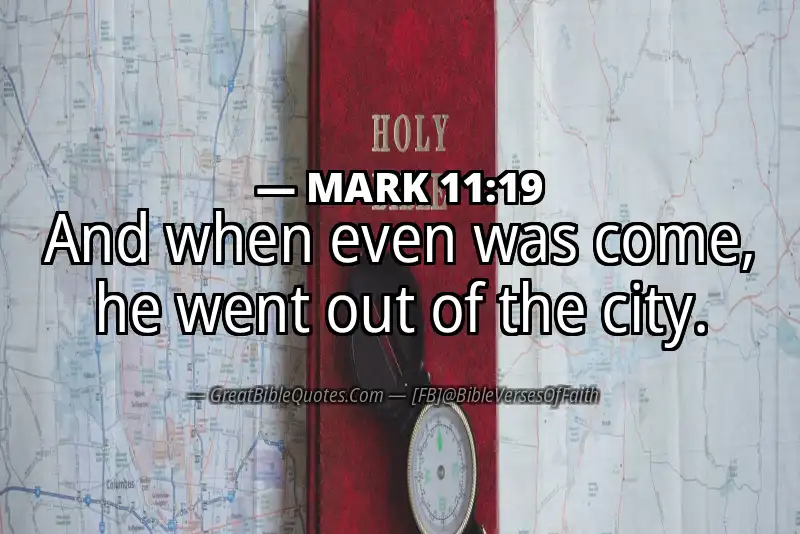 MARK 11:19 Verse