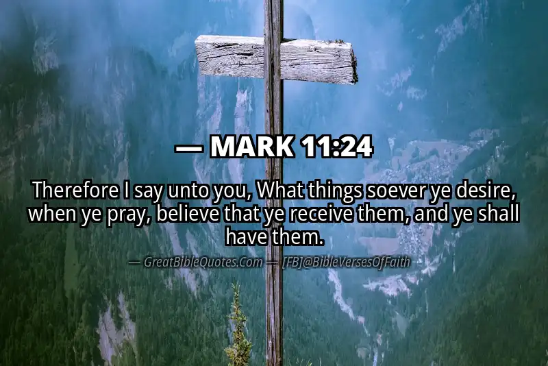 MARK 11:24 Verse Image