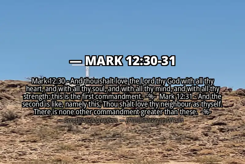 Image for MARK 12:30-31 Bible verse