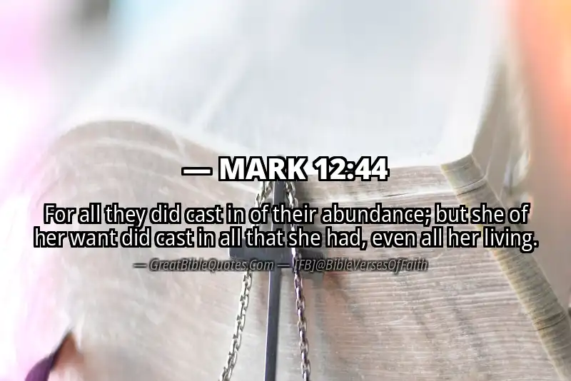 MARK 12:44 Verse