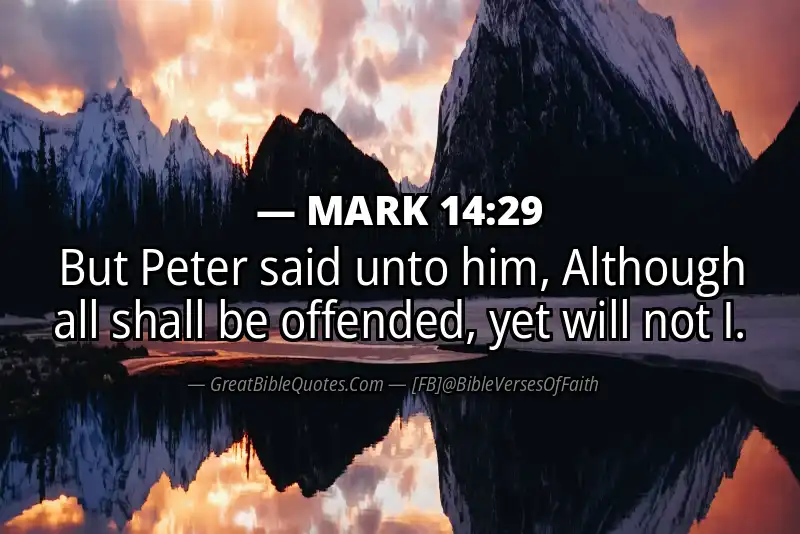 MARK 14:29 Verse