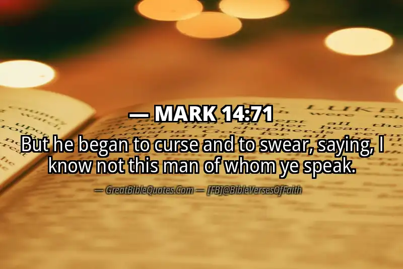 MARK 14:71 Verse