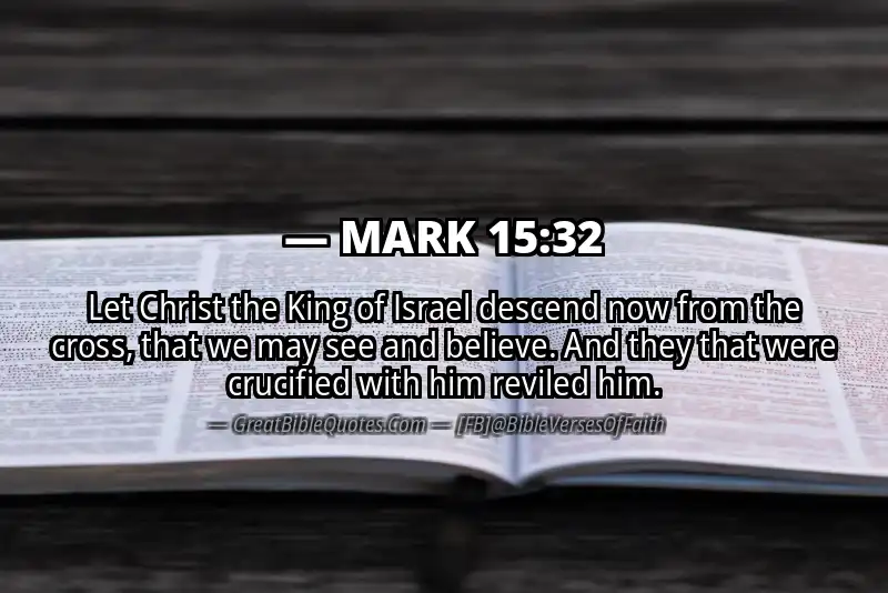 MARK 15:32 Verse Image