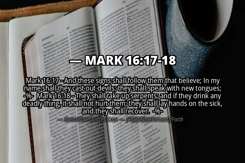 Image for MARK 16:17-18 Bible verse