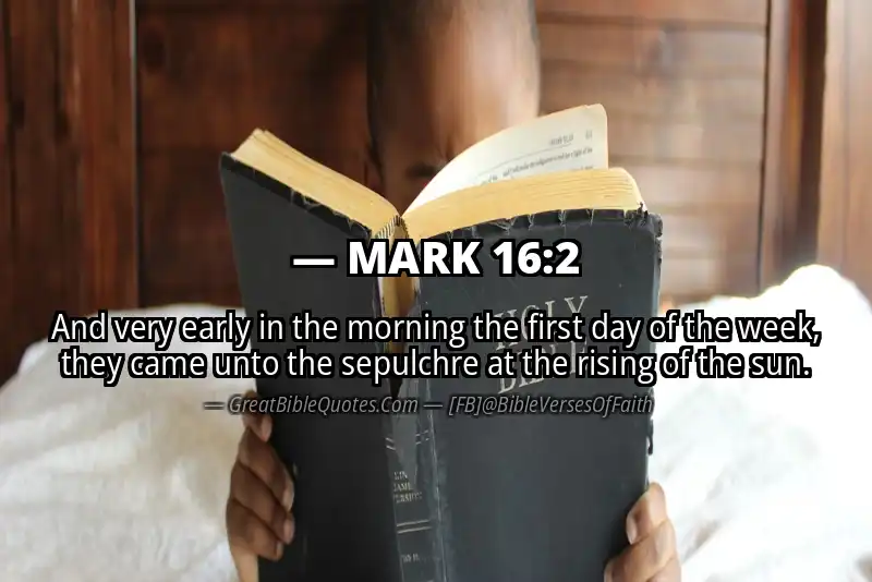 MARK 16:2 Verse