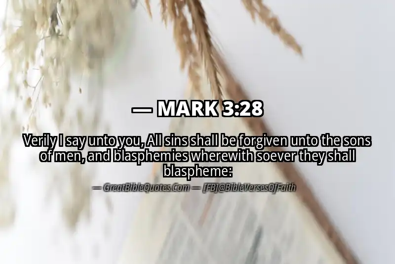 MARK 3:28 Verse Image