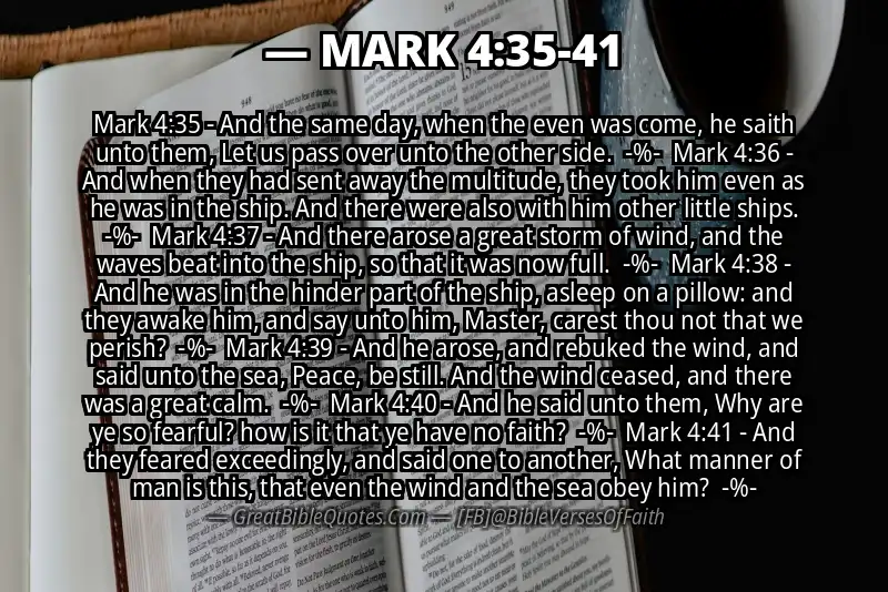 Image for MARK 4:35-41 Bible verse
